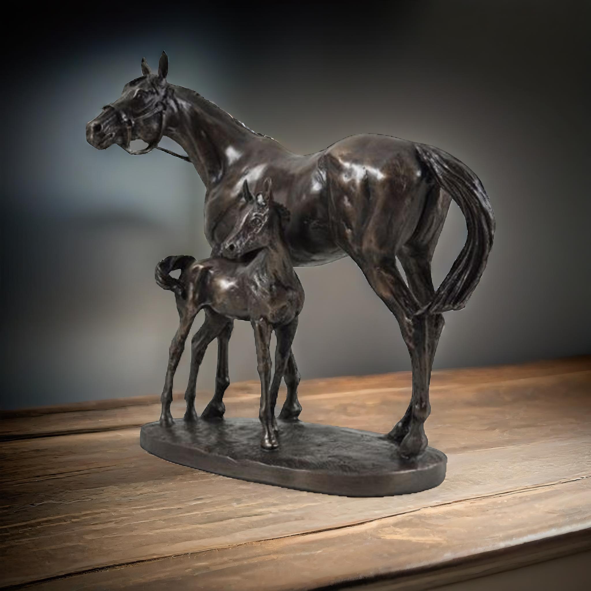 Mare and foal horse