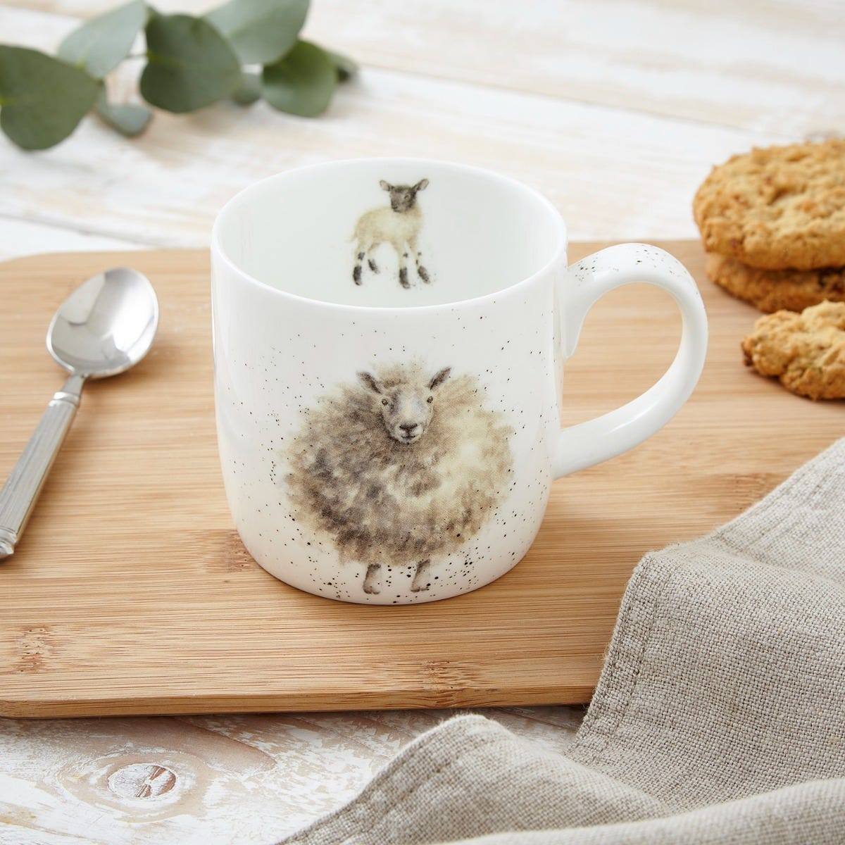 Royal Worcester Wrendale Designs Mug - The Woolly Jumper