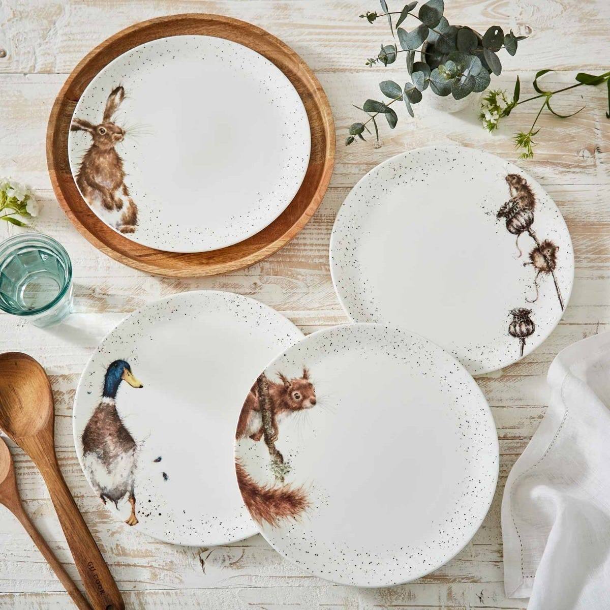 Wrendale Designs Set of 4 Coupe Plates