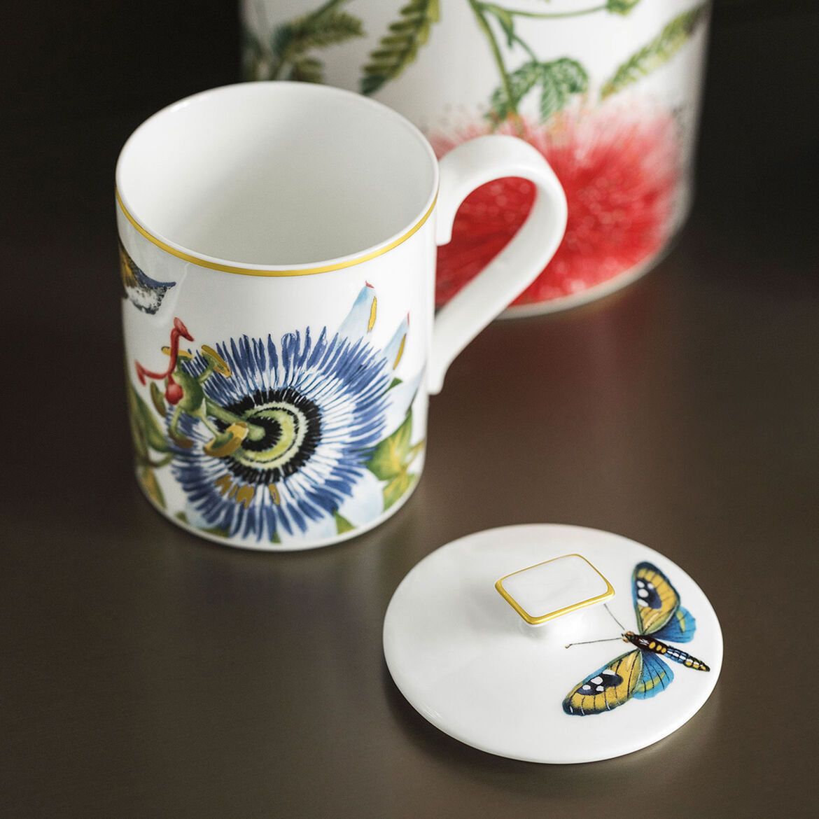 Amazonia Gifts Mug with lid 11,5x8,5x11cm