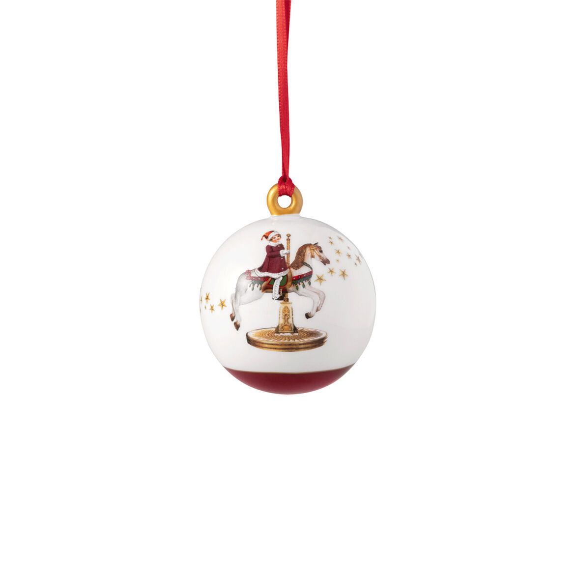 Annual Christmas Edition ball 2024, 6.5 x 6.5 x 8 cm