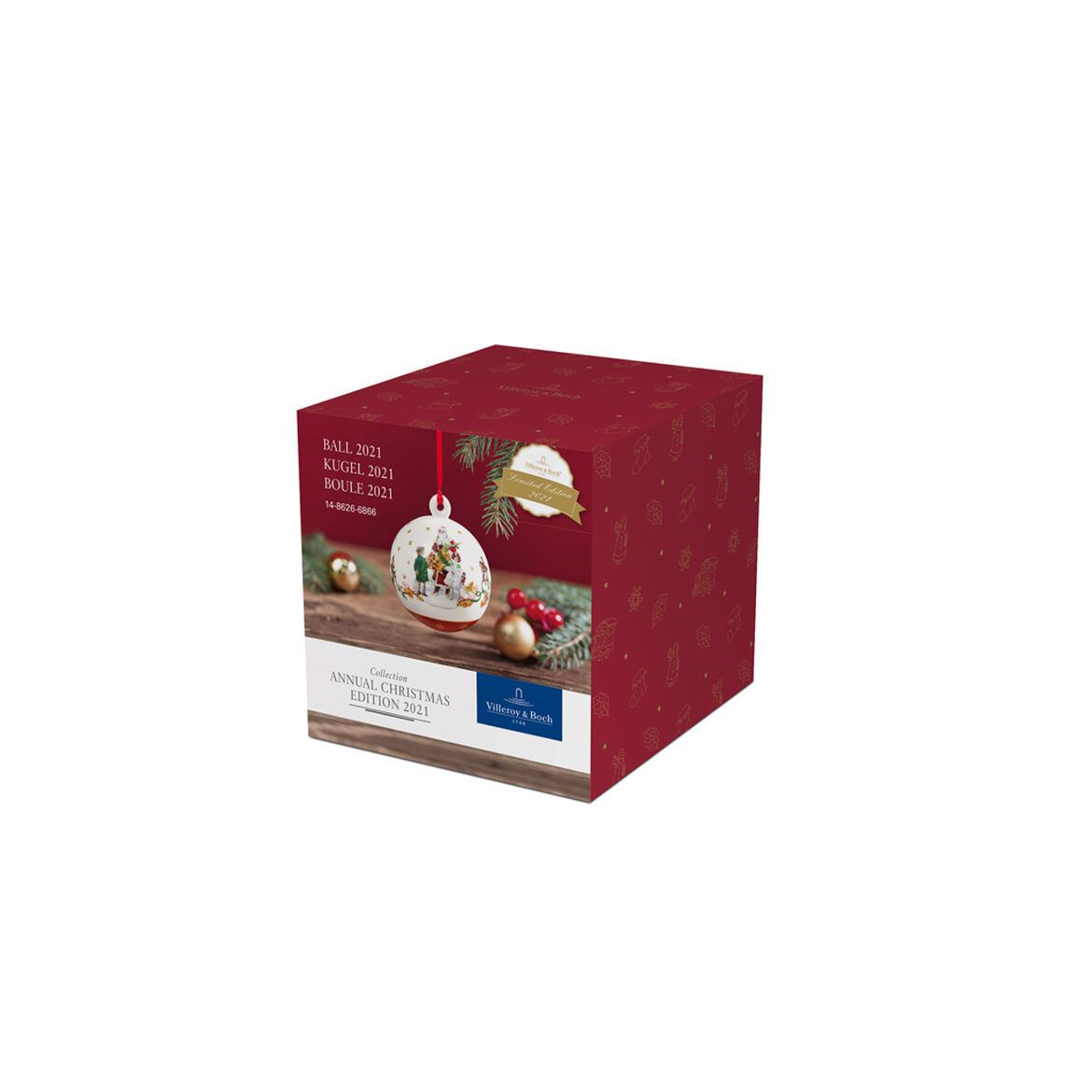 Annual Christmas Edition Ball 2021 6,5x6,5x8cm