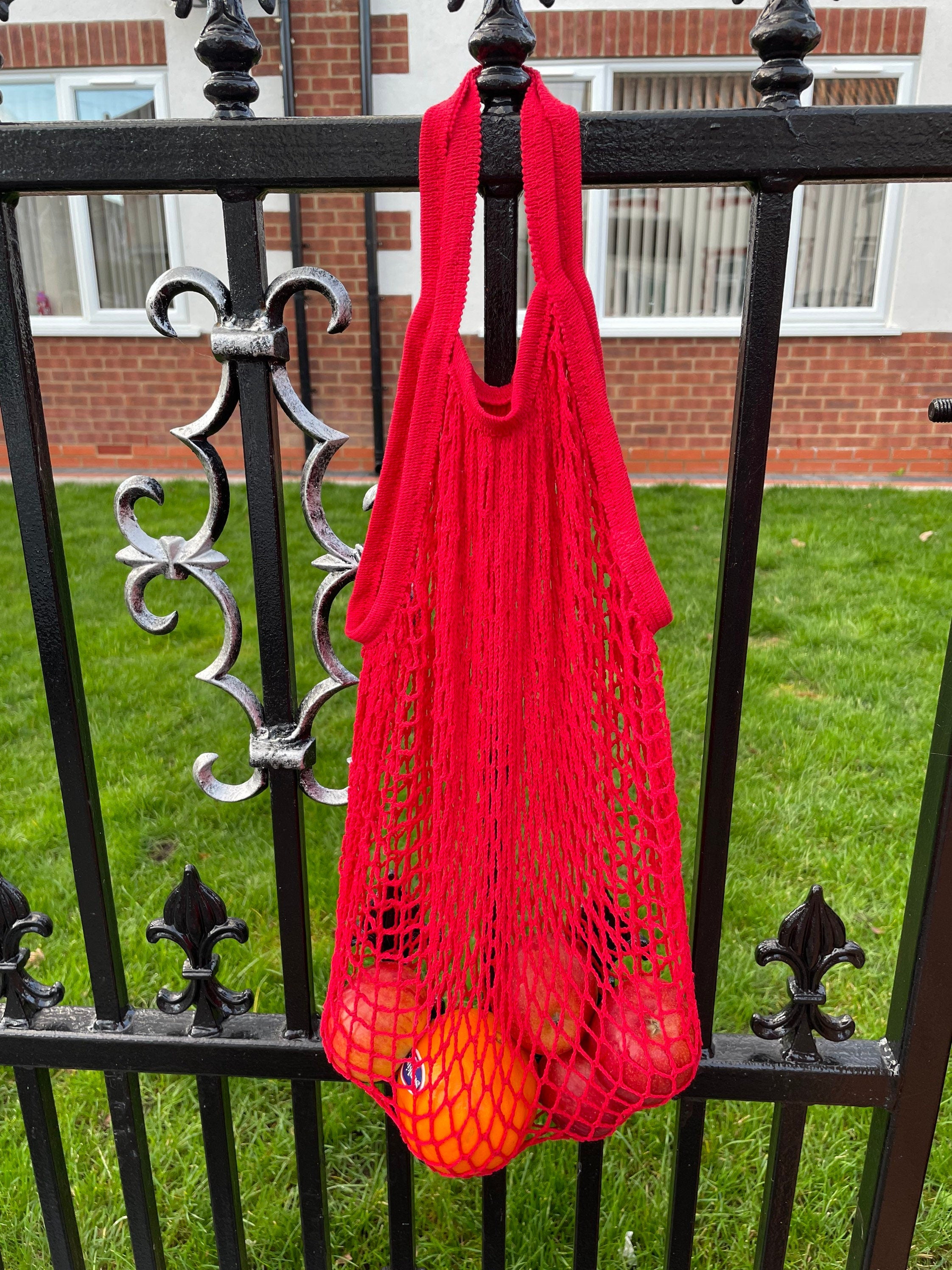 Net Bag Cotton string eco friendly net bag Eco Grocery Beach Retro Shopping Bag Grocery mesh Reusable Fruit Vegetables Storage Knitted Tote