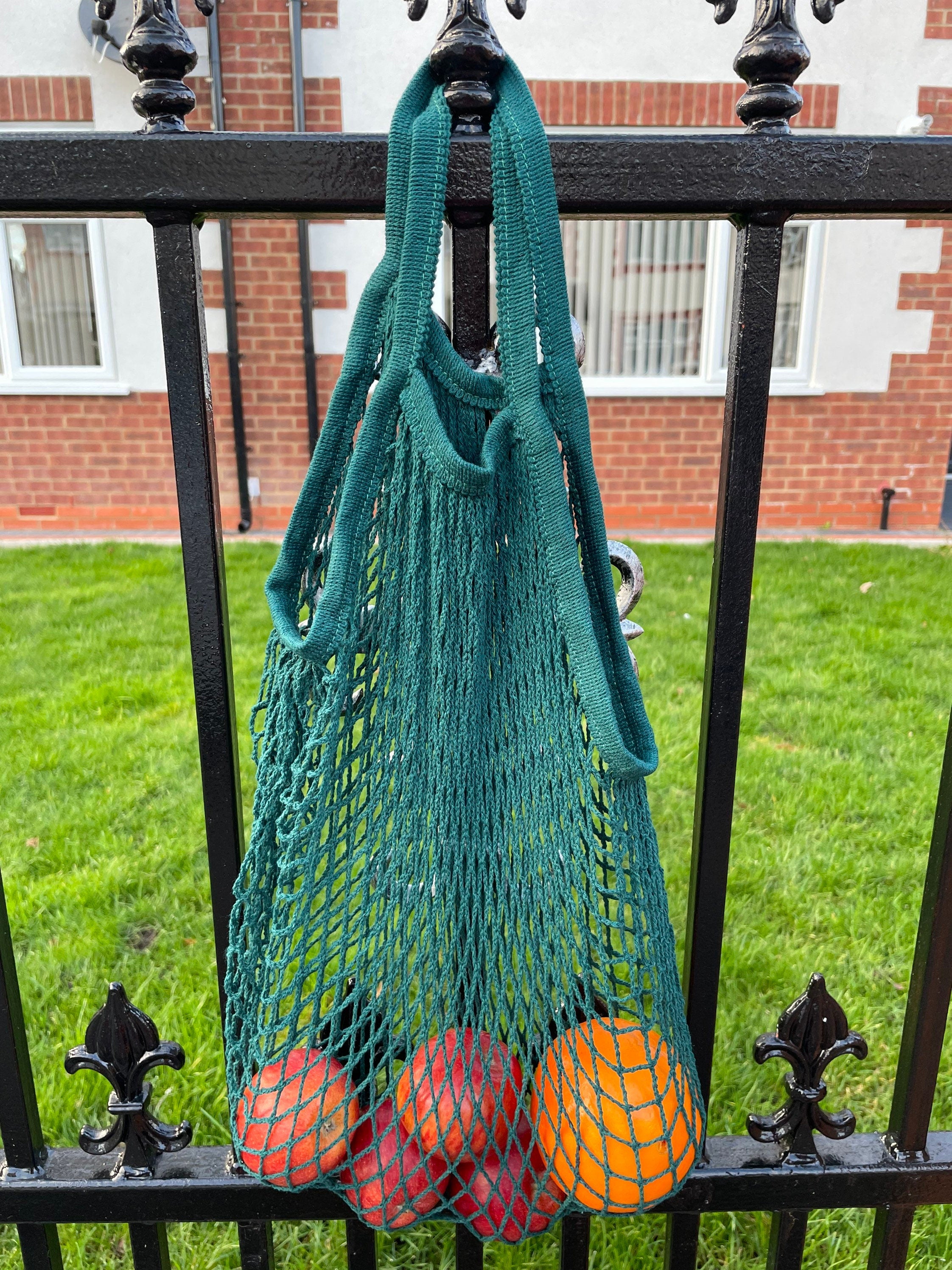 Net Bag Cotton string eco friendly net bag Eco Grocery Beach Retro Shopping Bag Grocery mesh Reusable Fruit Vegetables Storage Knitted Tote