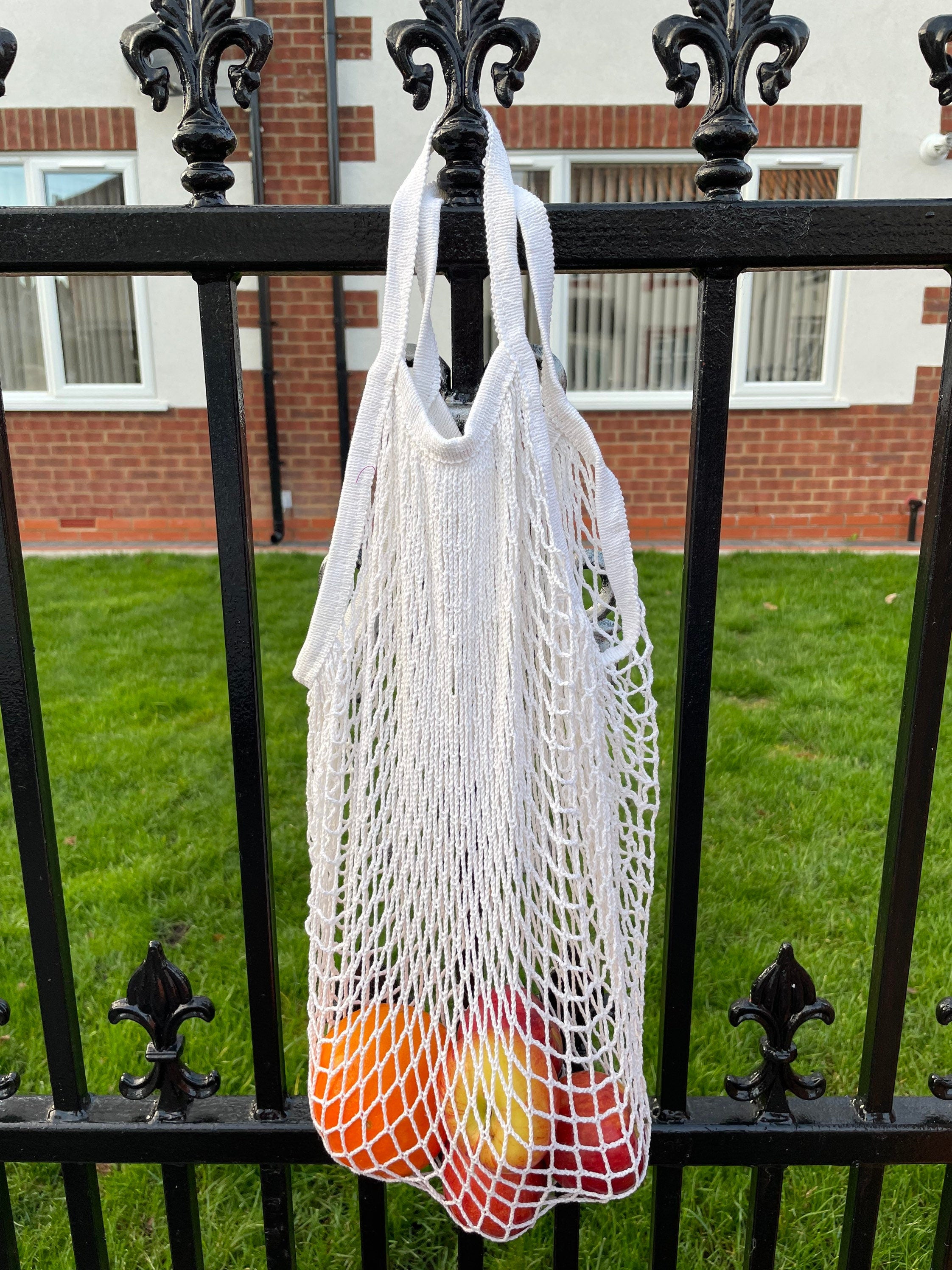 Net Bag Cotton string eco friendly net bag Eco Grocery Beach Retro Shopping Bag Grocery mesh Reusable Fruit Vegetables Storage Knitted Tote