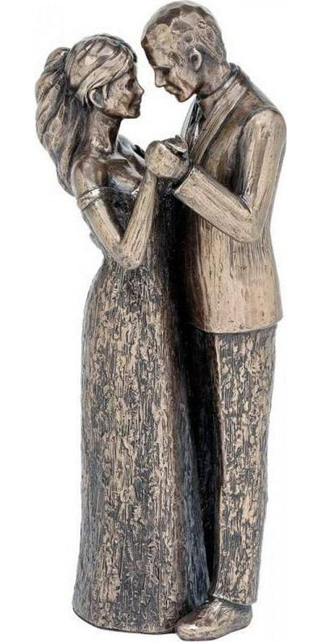 Forever love couple bronze figurine Married sculpture Lovers couple Gift