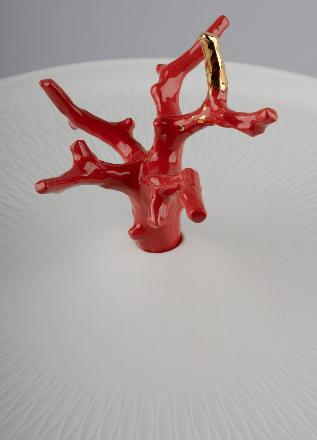 Coral centerpiece porcelain sculpture by lladro home decor wedding gift