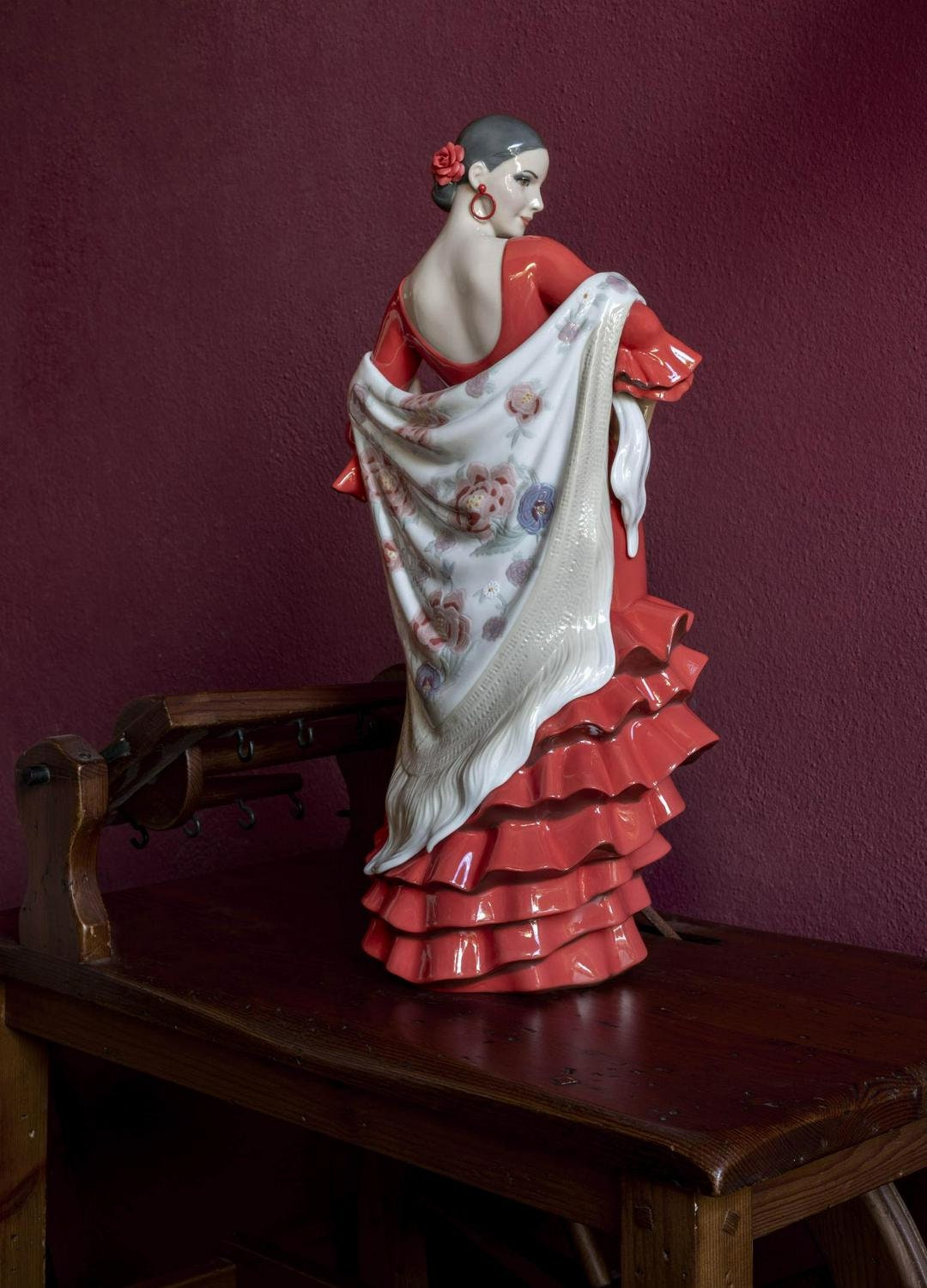 Flamenco soul woman figurine porcelain sculpture by lladro home decor dance lover gift