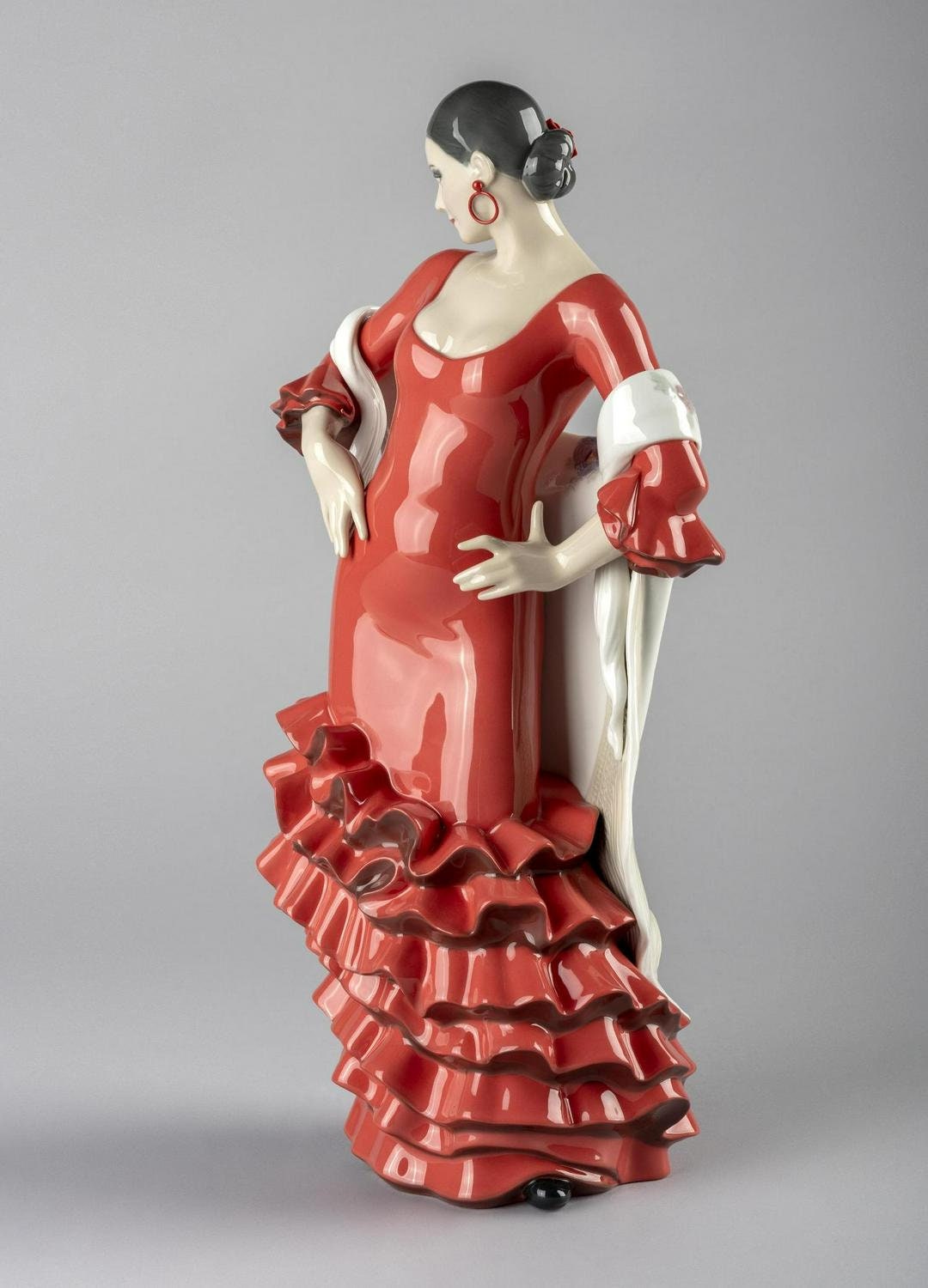 Flamenco soul woman figurine porcelain sculpture by lladro home decor dance lover gift