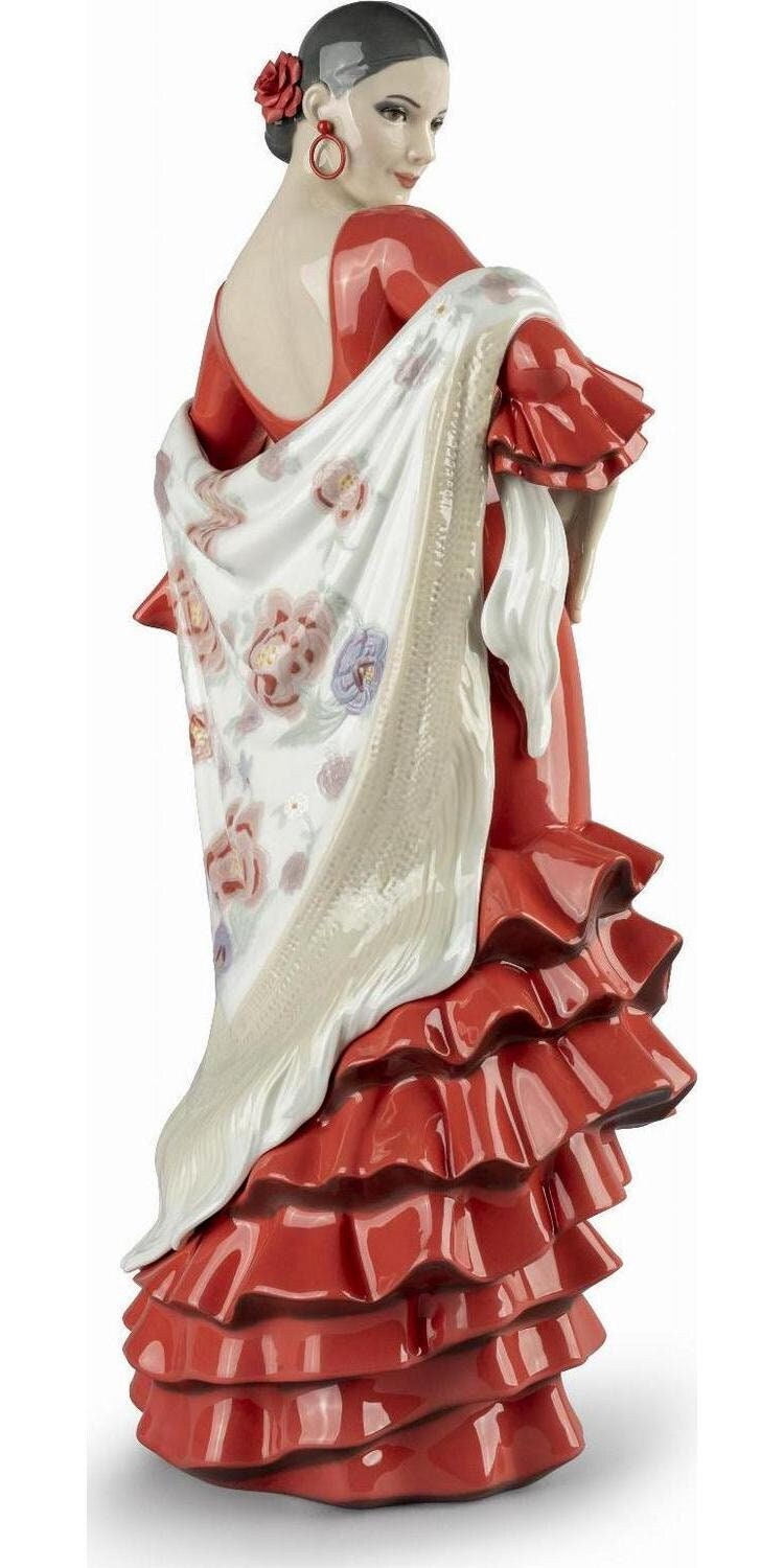 Flamenco soul woman figurine porcelain sculpture by lladro home decor dance lover gift