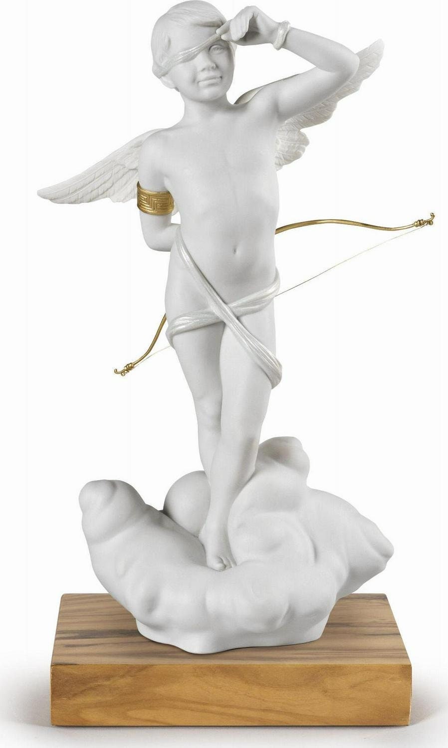 Cupid figurine porcelain sculpture by lladro home decor anniversary gift