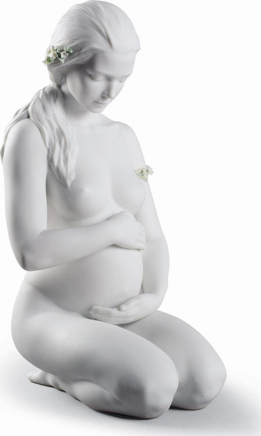 A new life mother figurine porcelain sculpture by lladro living room decor pregnancy gift