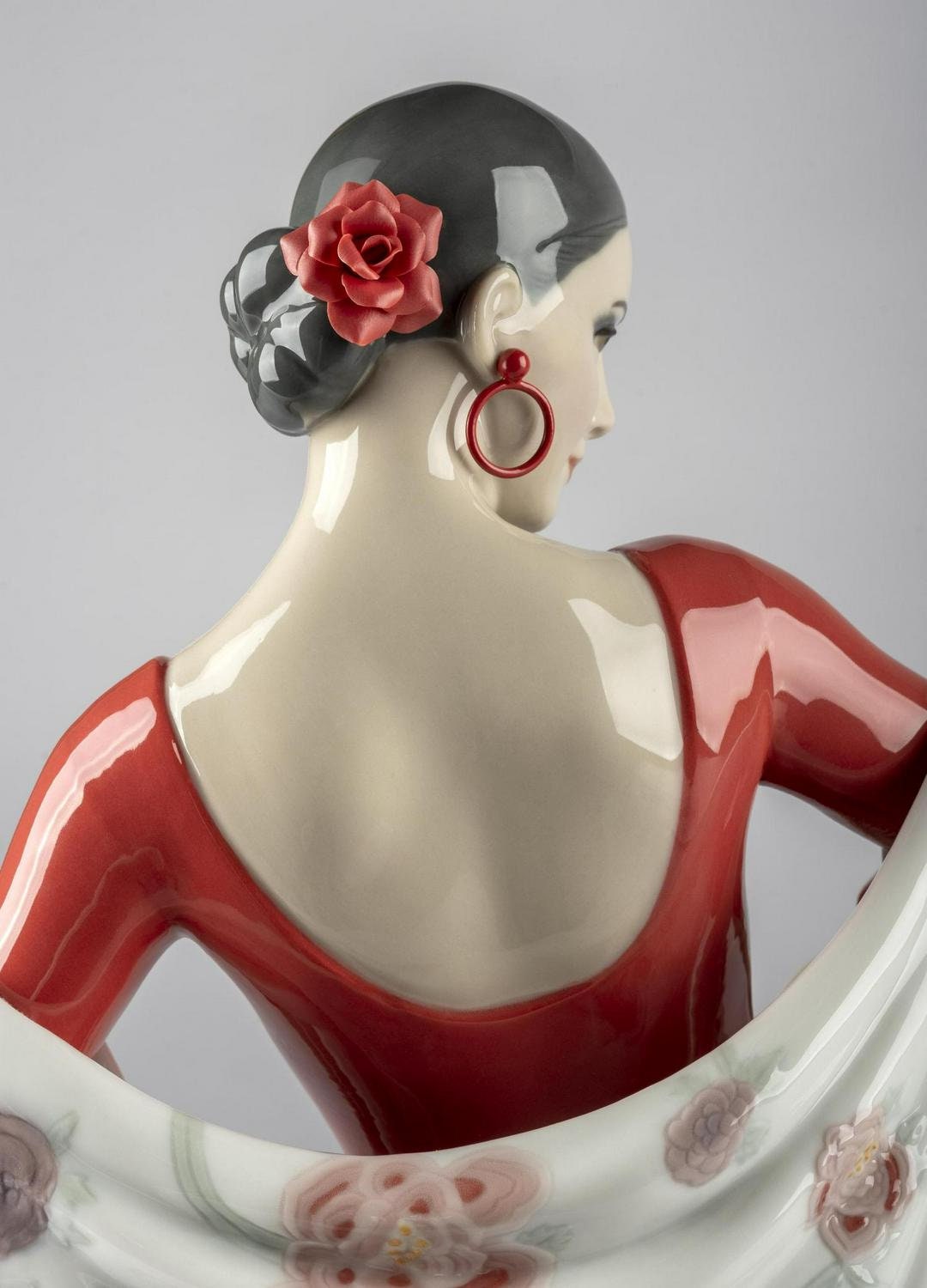 Flamenco soul woman figurine porcelain sculpture by lladro home decor dance lover gift