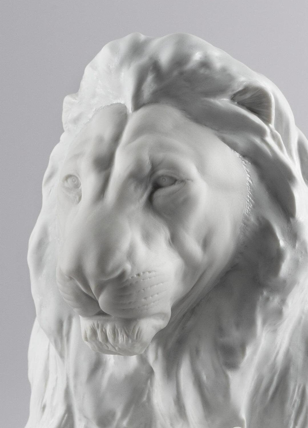 Lion with cub figurine porcelain sculpture by lladro anniversary gift shelf decor