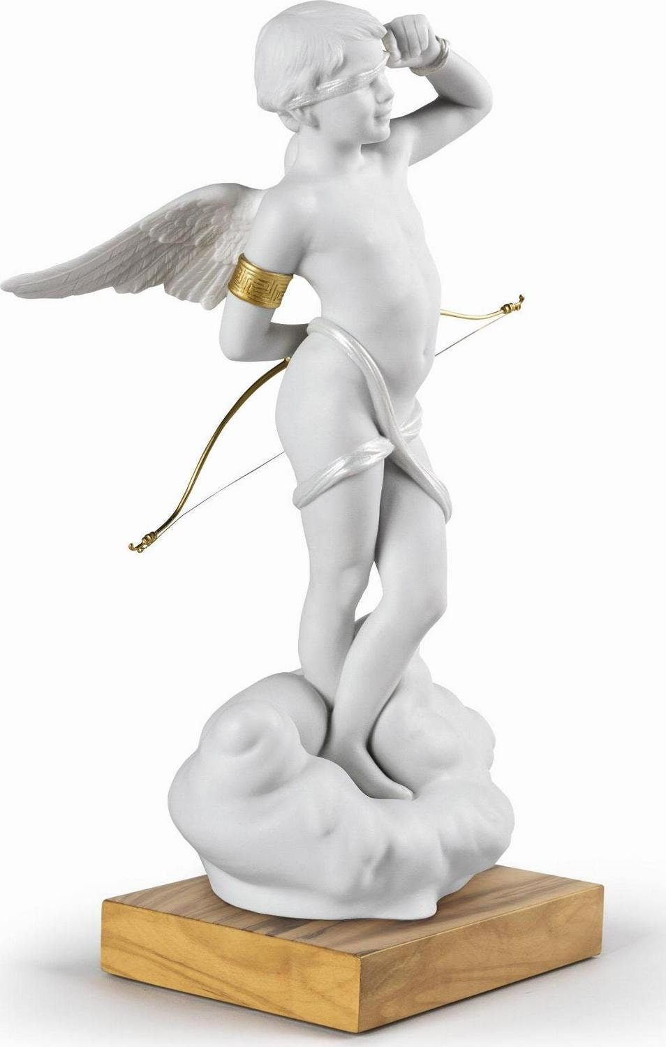 Cupid figurine porcelain sculpture by lladro home decor anniversary gift