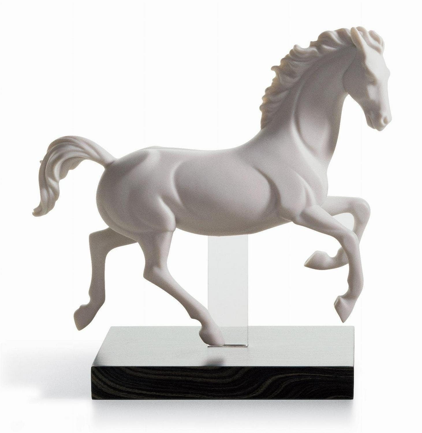 Gallop iii horse figurine porcelain sculpture by lladro shelf decor anniversary gift