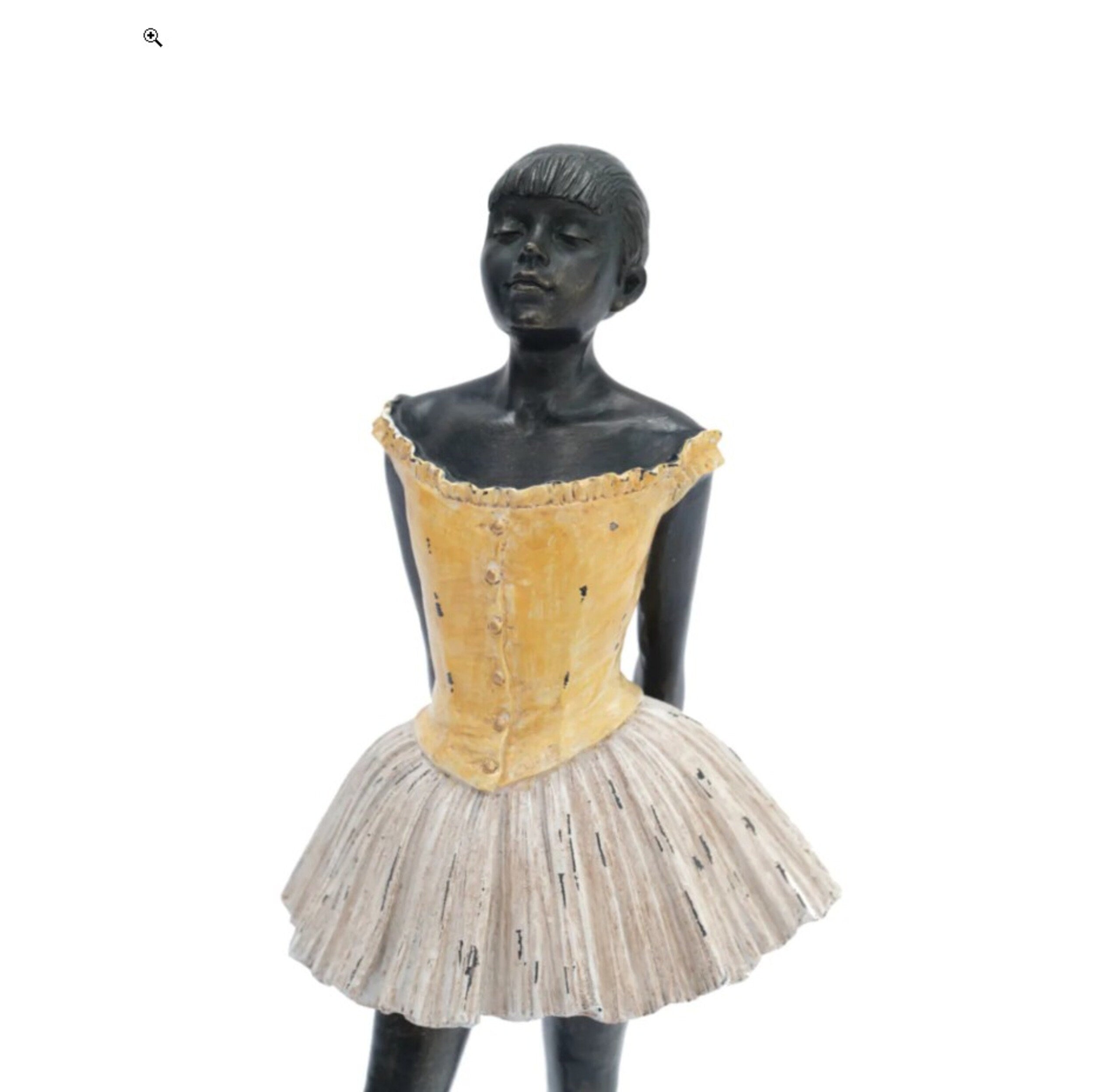 Ballerina Degas Little Dancer in Orange Tutu Decor Home Big Ornament 38 cm