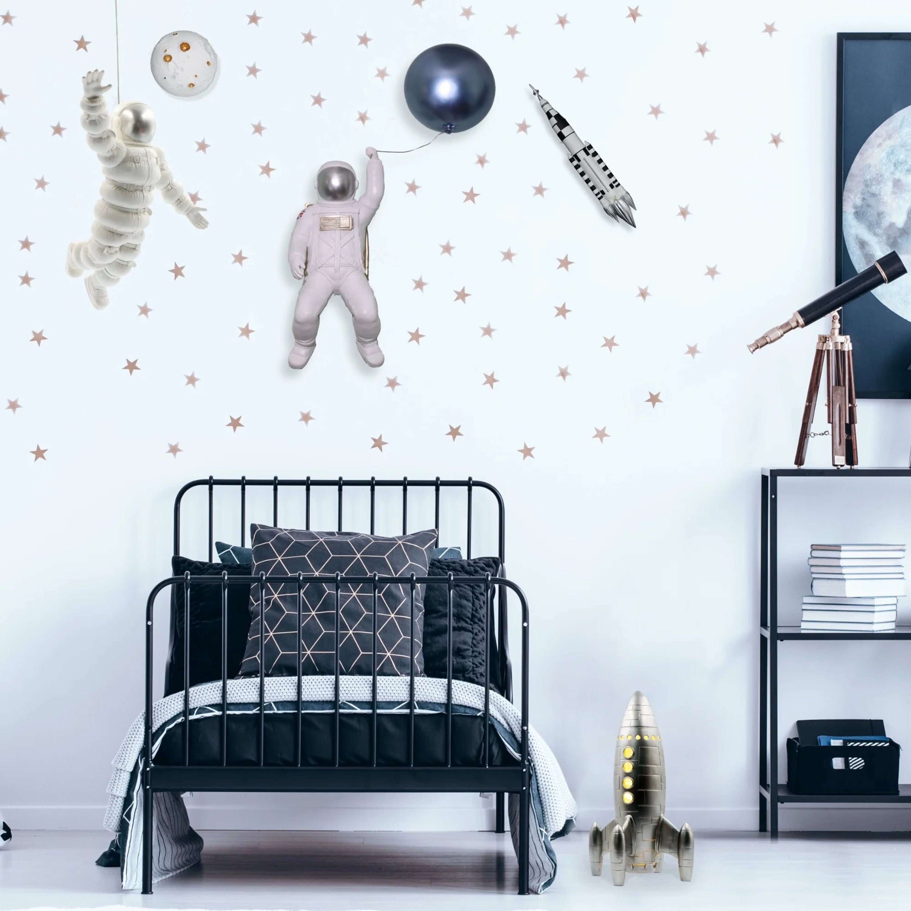 Rocket Lamp Kids Bedroom Decor