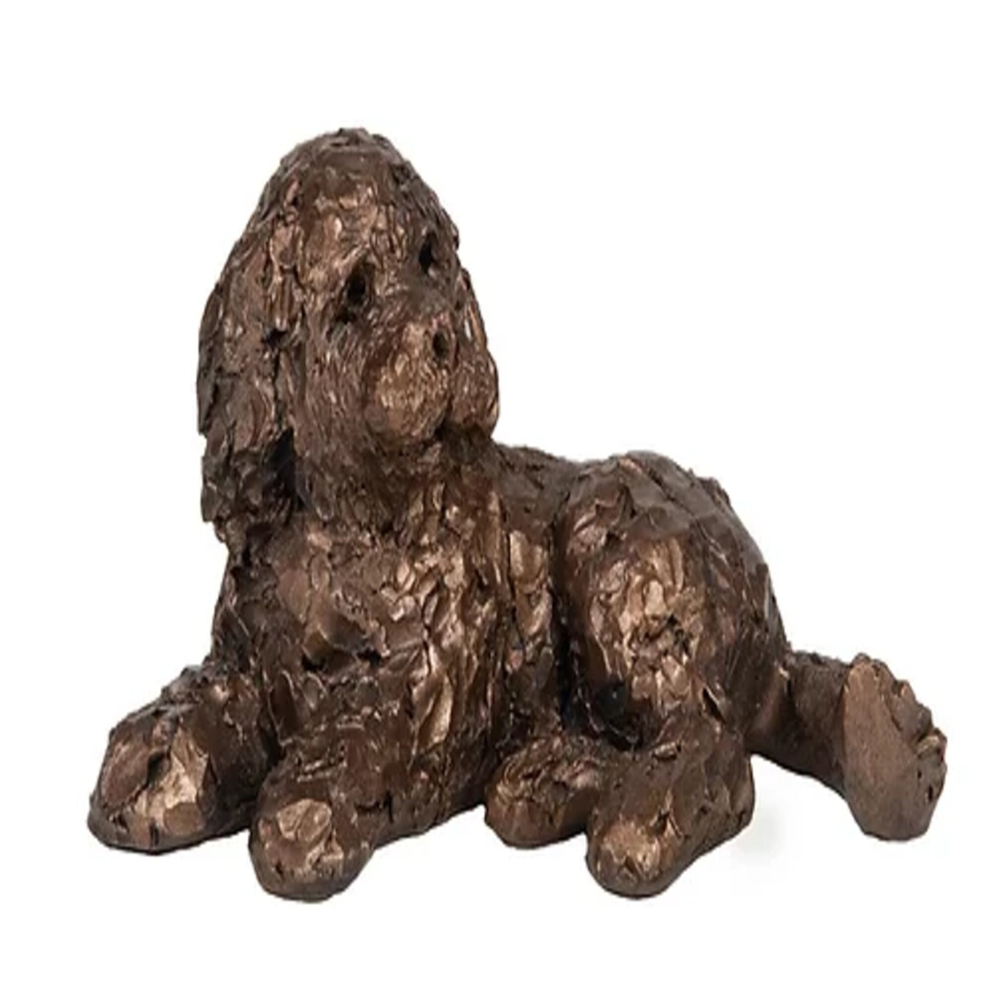 Pickwick Cockapoo Lying Bronze Miniature