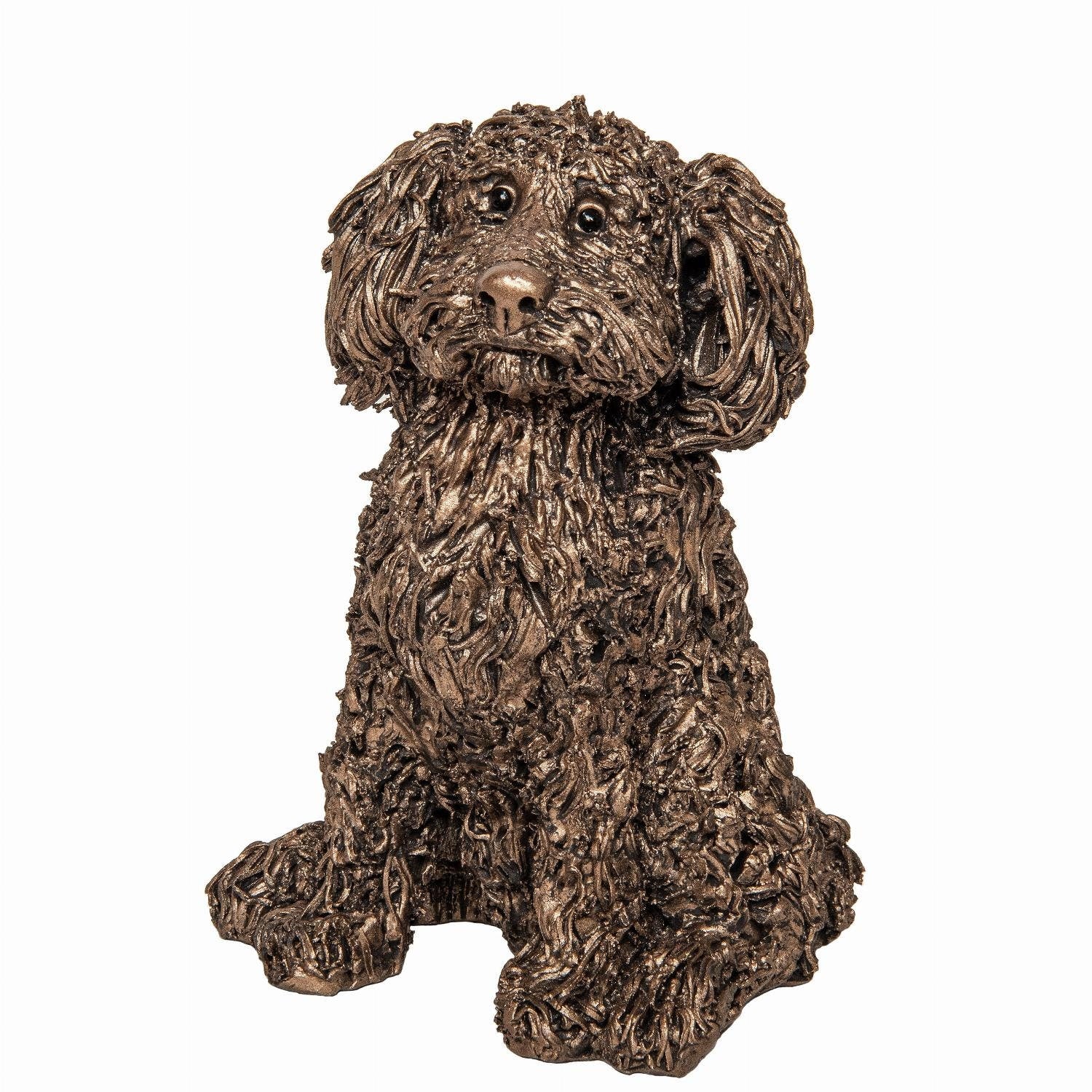 Petra Labradoodle sitting by Veronica Ballan (Frith Sculpture) Bronze Ornament