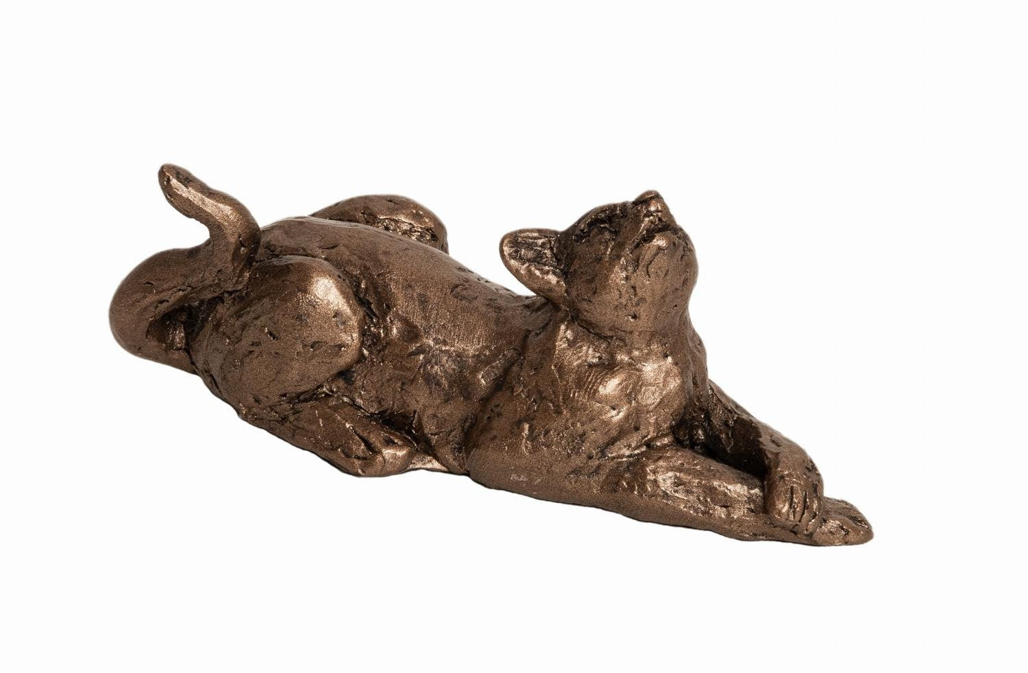 Tibbles Cat Stretching by Thomas Meadows (Frith Sculpture) Cat Miniature