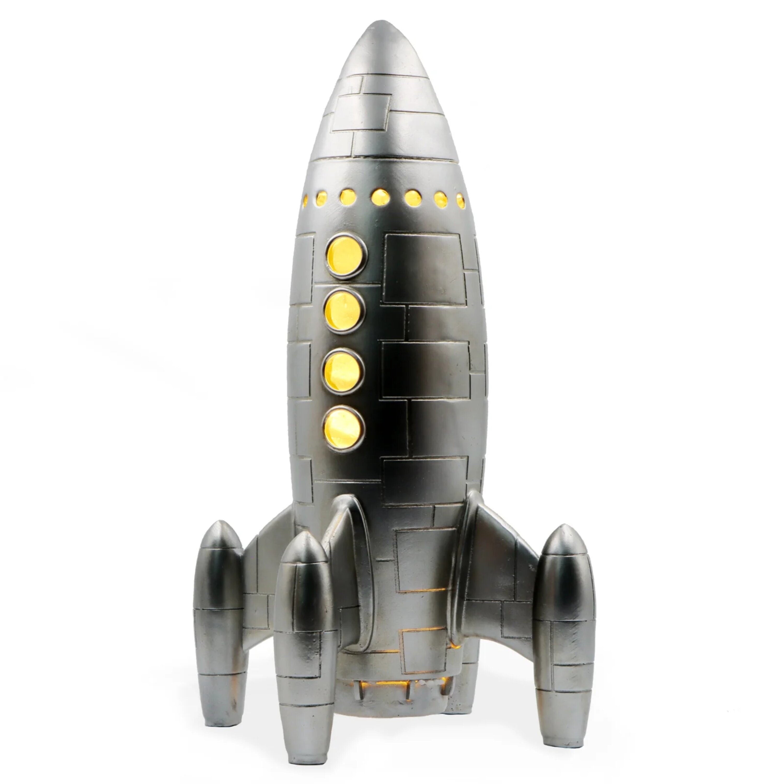 Rocket Lamp Kids Bedroom Decor