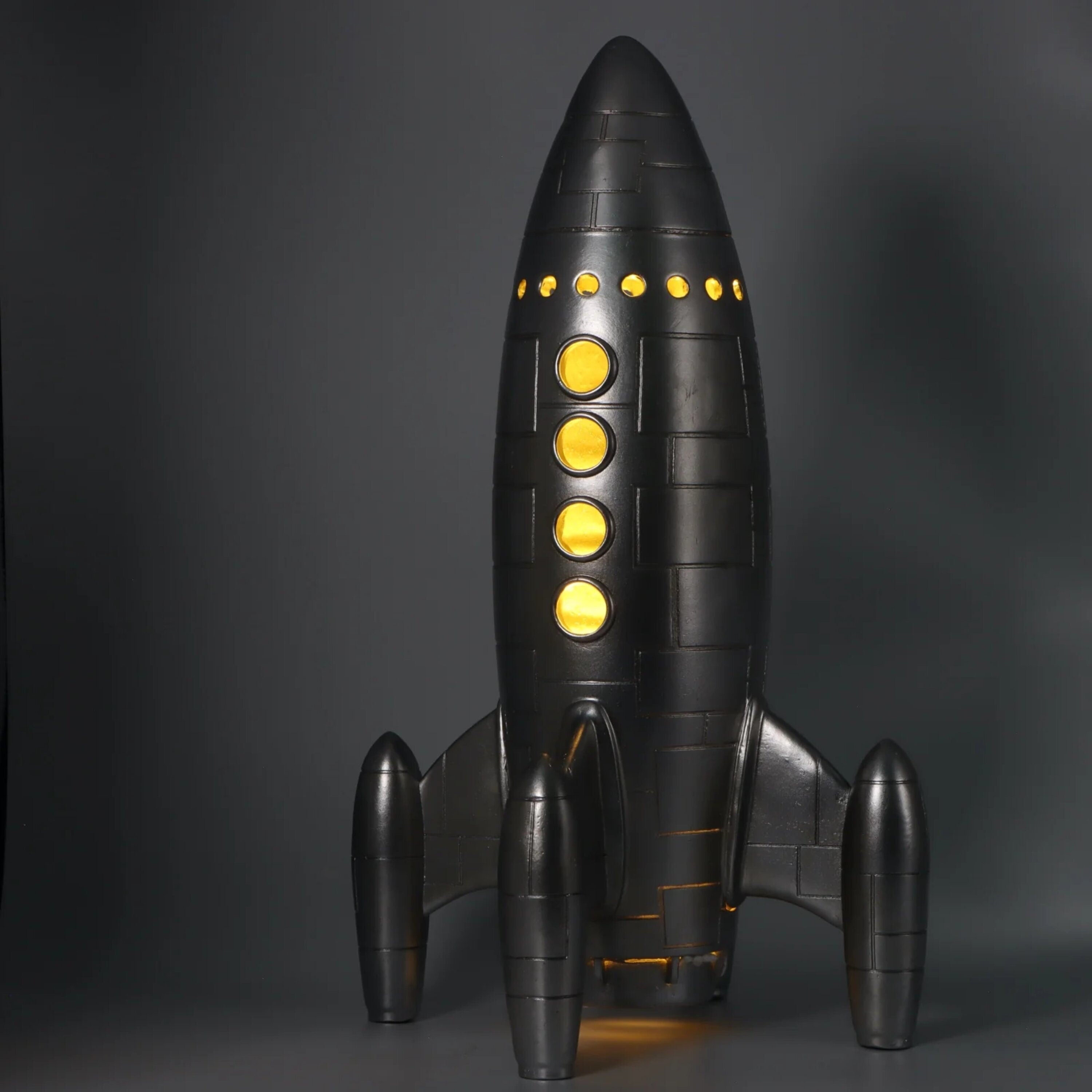 Rocket Lamp Kids Bedroom Decor