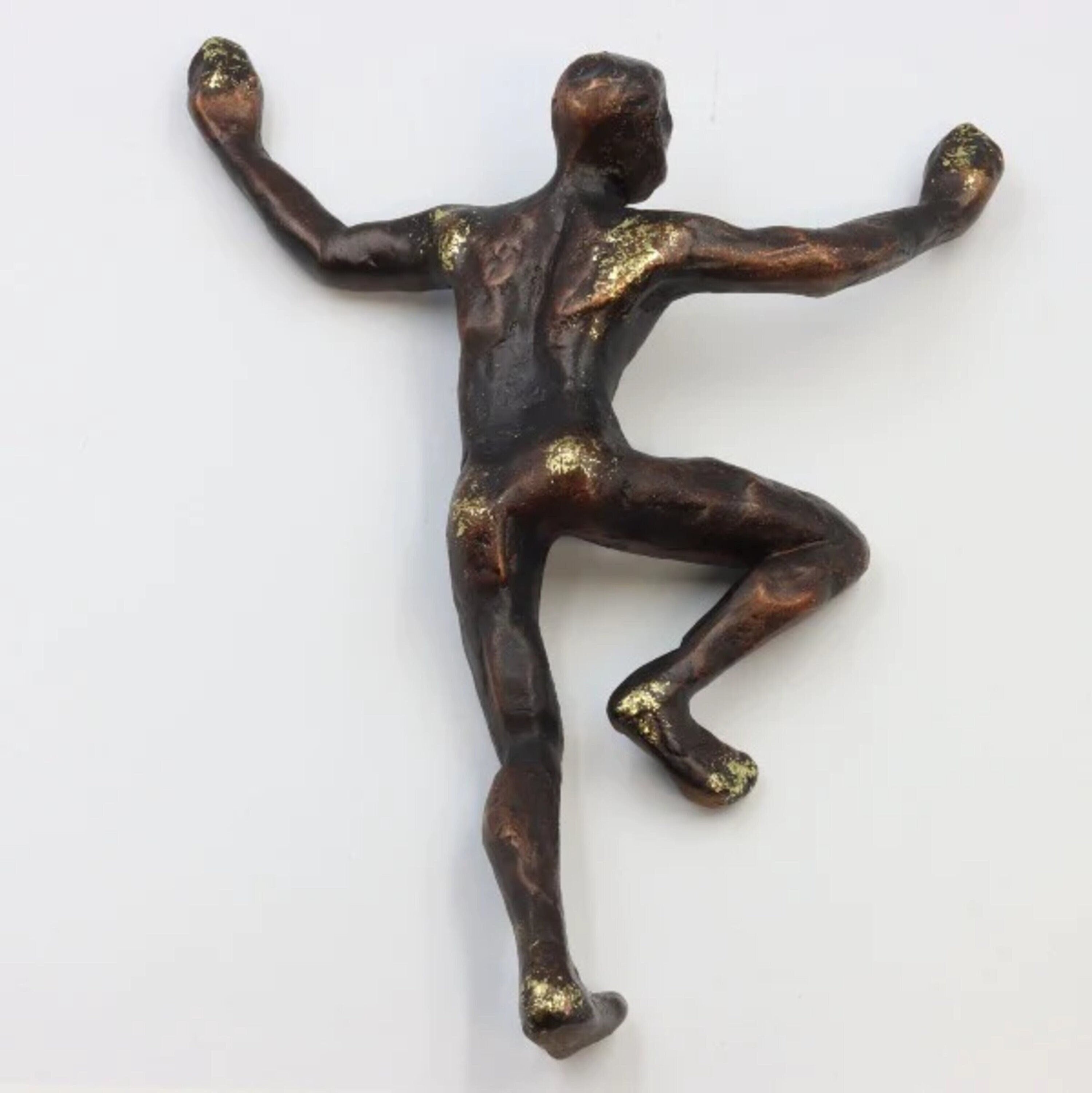 Cliff Facing Man Wall Art Decor