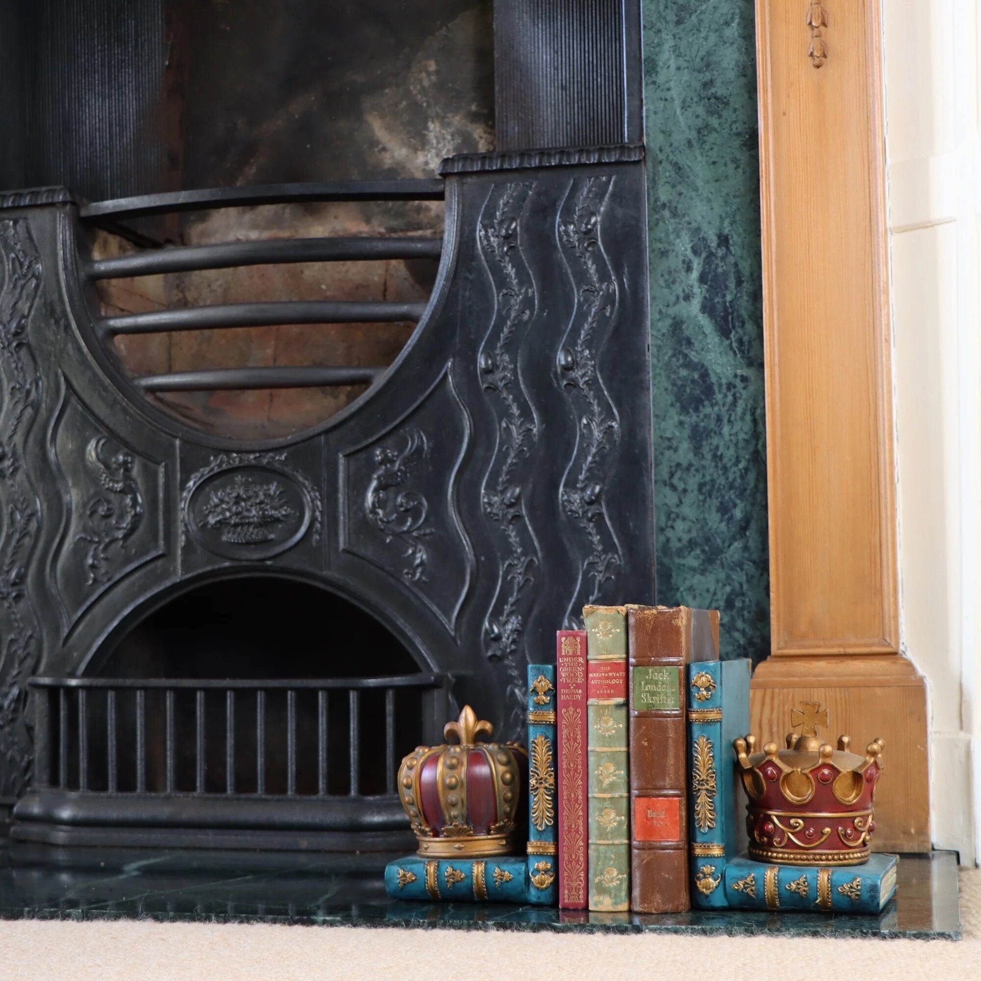 Crown Bookends shelf decor birthday gifts