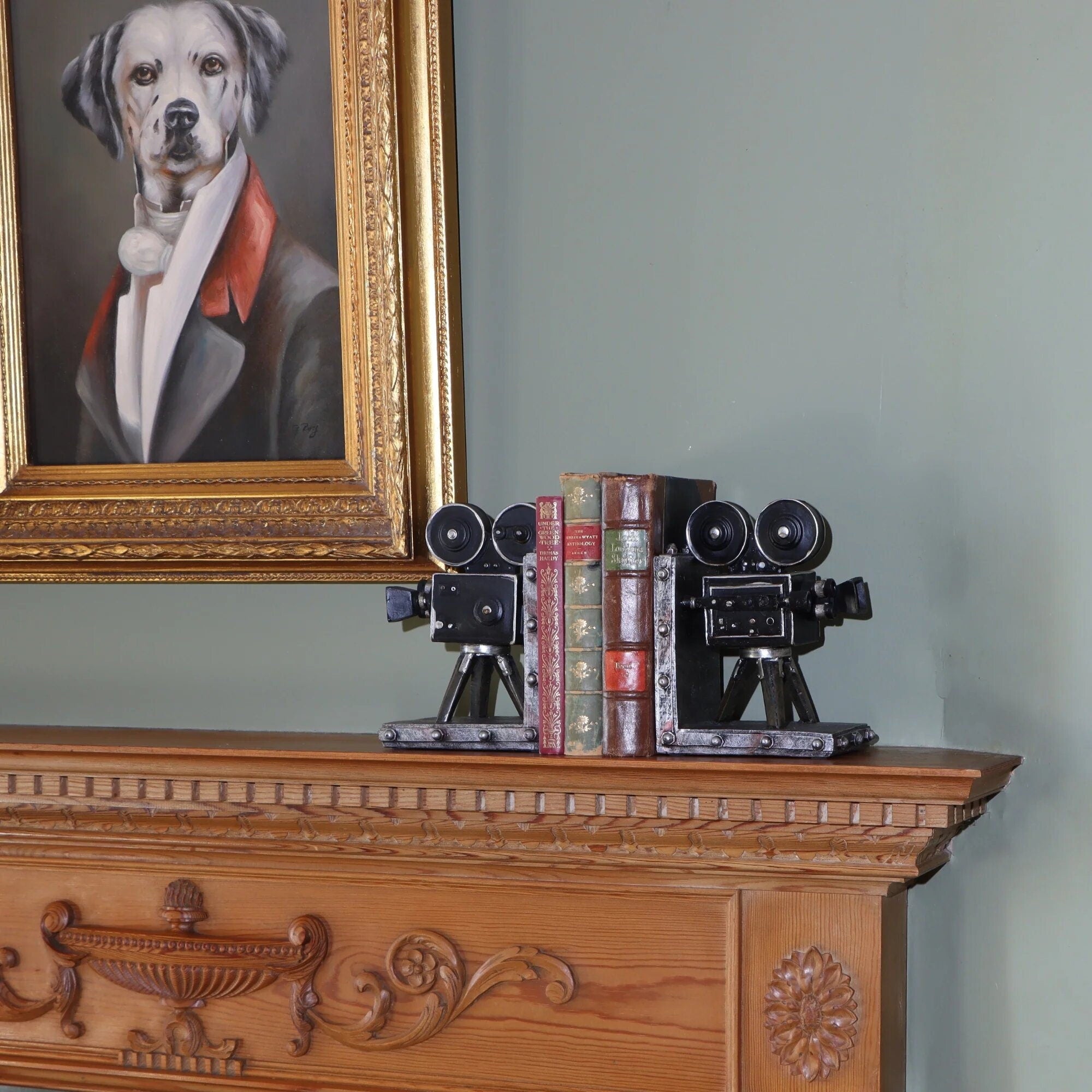 Vintage Camera Bookends Tabletop decor Anniversary gift