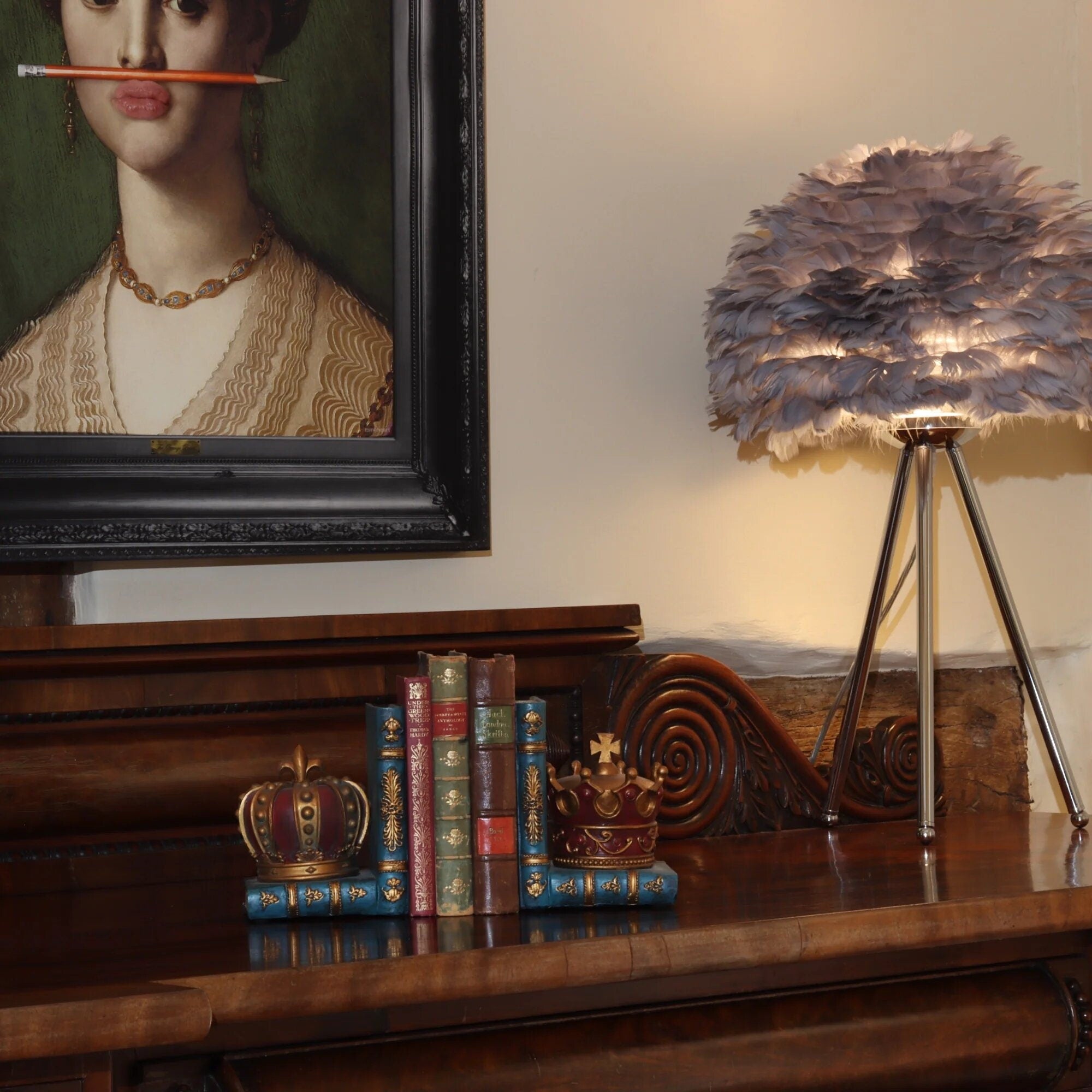 Crown Bookends shelf decor birthday gifts