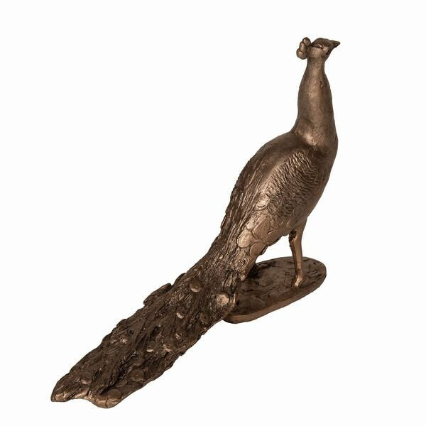 Peacock figurine Bird sculpture Home decor Anniversary gift