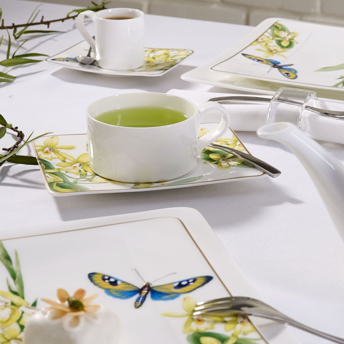 Amazonia tea cup saucer 17 x 14 cm
