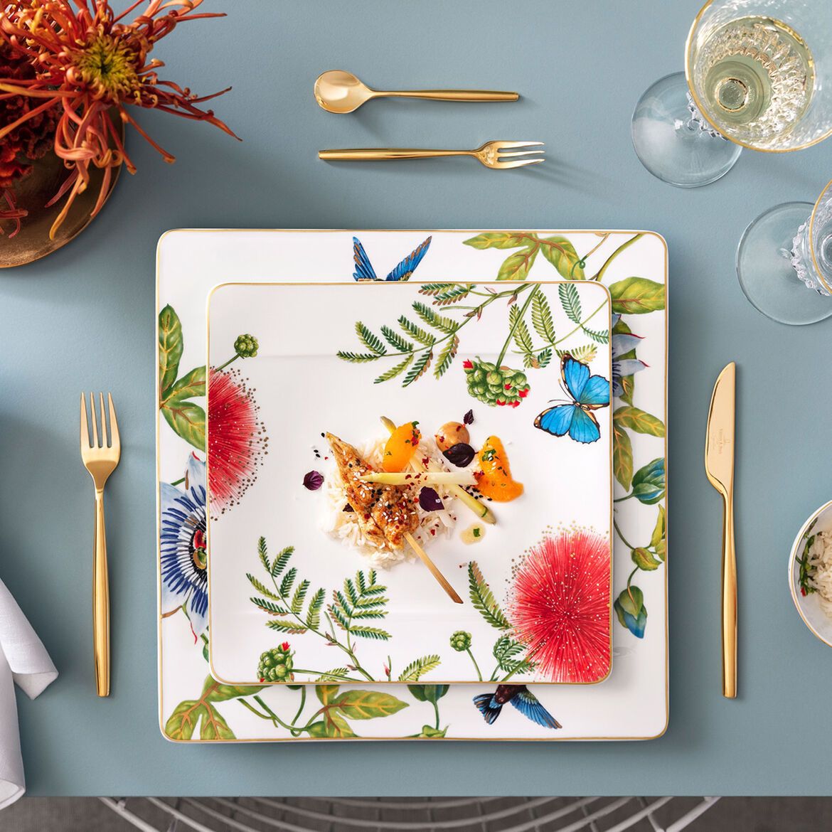 Amazonia gourmet plate 35 x 35 cm