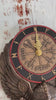 Runic viking norse vegvisir wall clock anniversary gift home decor