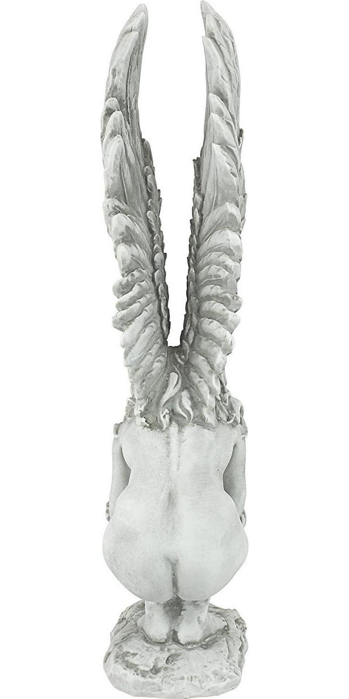 Design toscano remembrance and redemption angel religious garden statue, medium 38 cm, polyresin, antique stone