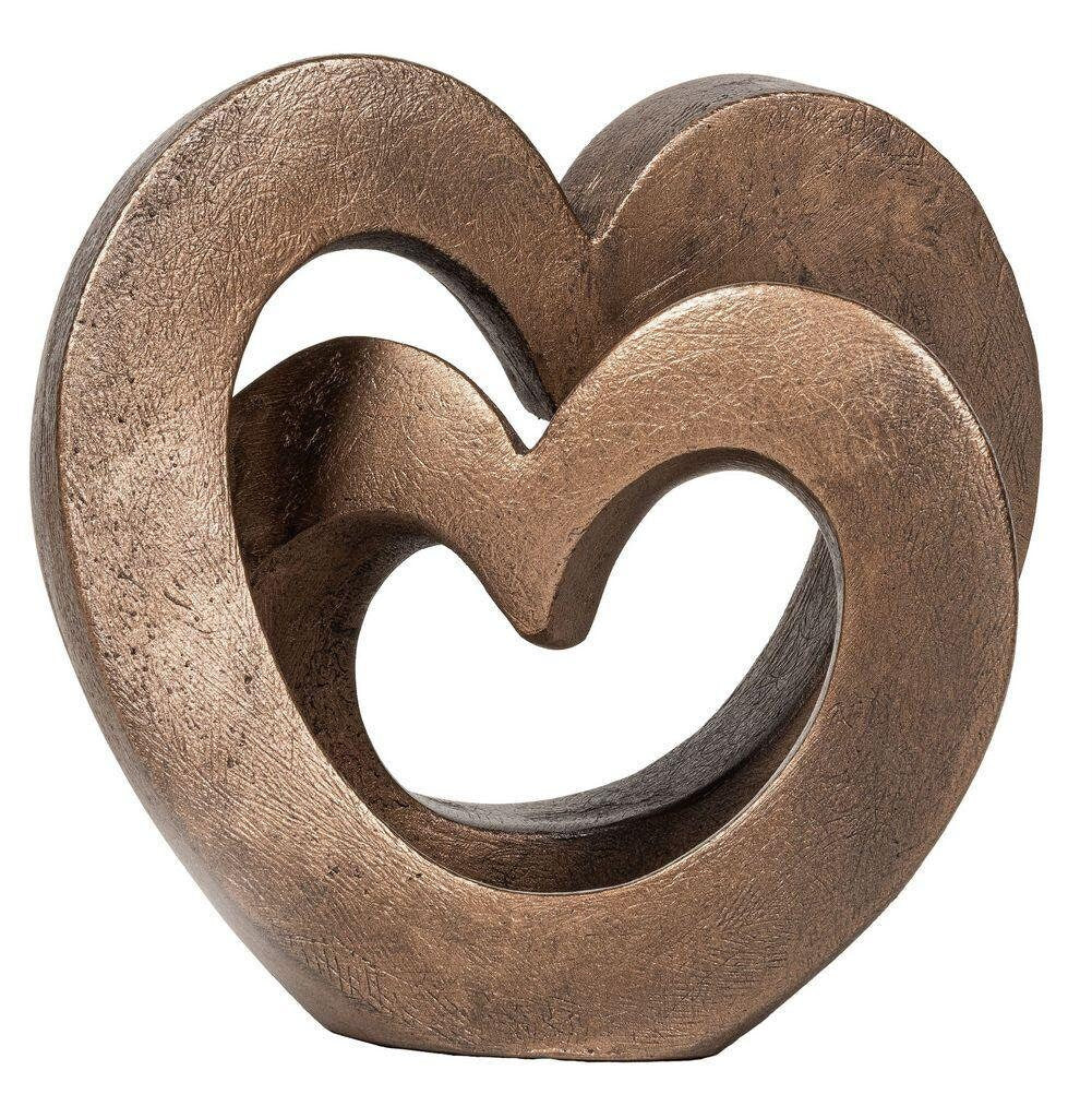 Love hearts contemporary bronze sculpture (adrian tinsley) St. Valentine's Day Different size