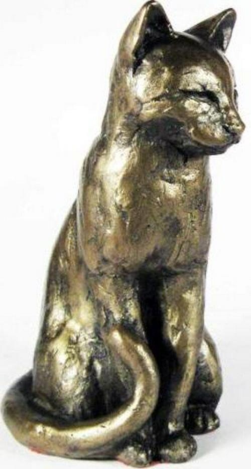 Willard the cat bronze ornament, bronze sculpture home decor