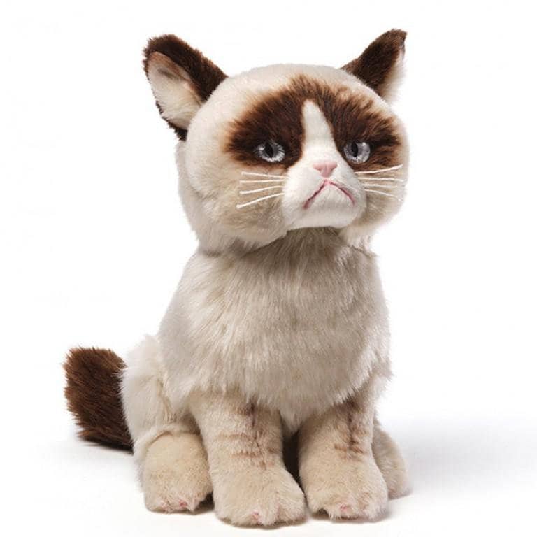 Grumpy cat soft toy home decor