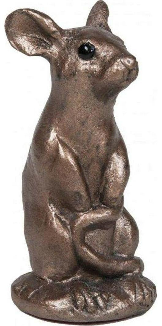 Woody mouse bronze small sculpture (paul jenkins) animal figurine home decor