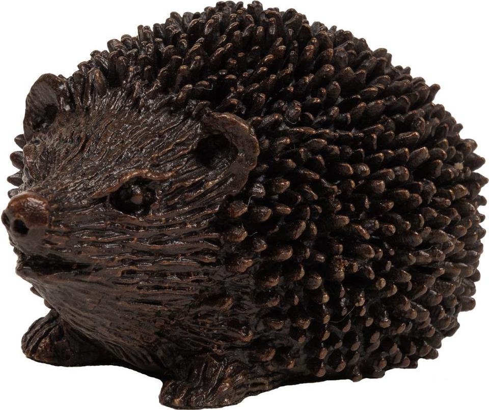 Hedgehog - solid bronze small sculpture (frith creative bronze) animal sculpture home decor