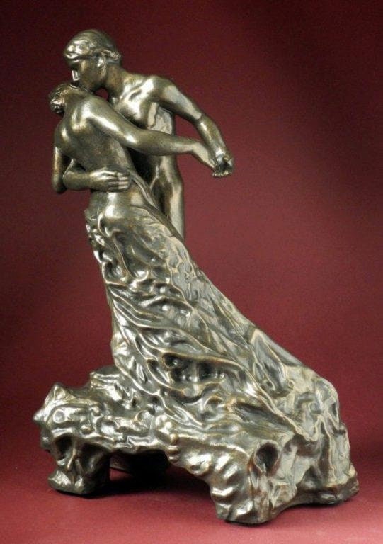The waltz bronze lovers figurine (camille) 28 cm gift anniversary St. Valentin’s Day Wedding Family gift