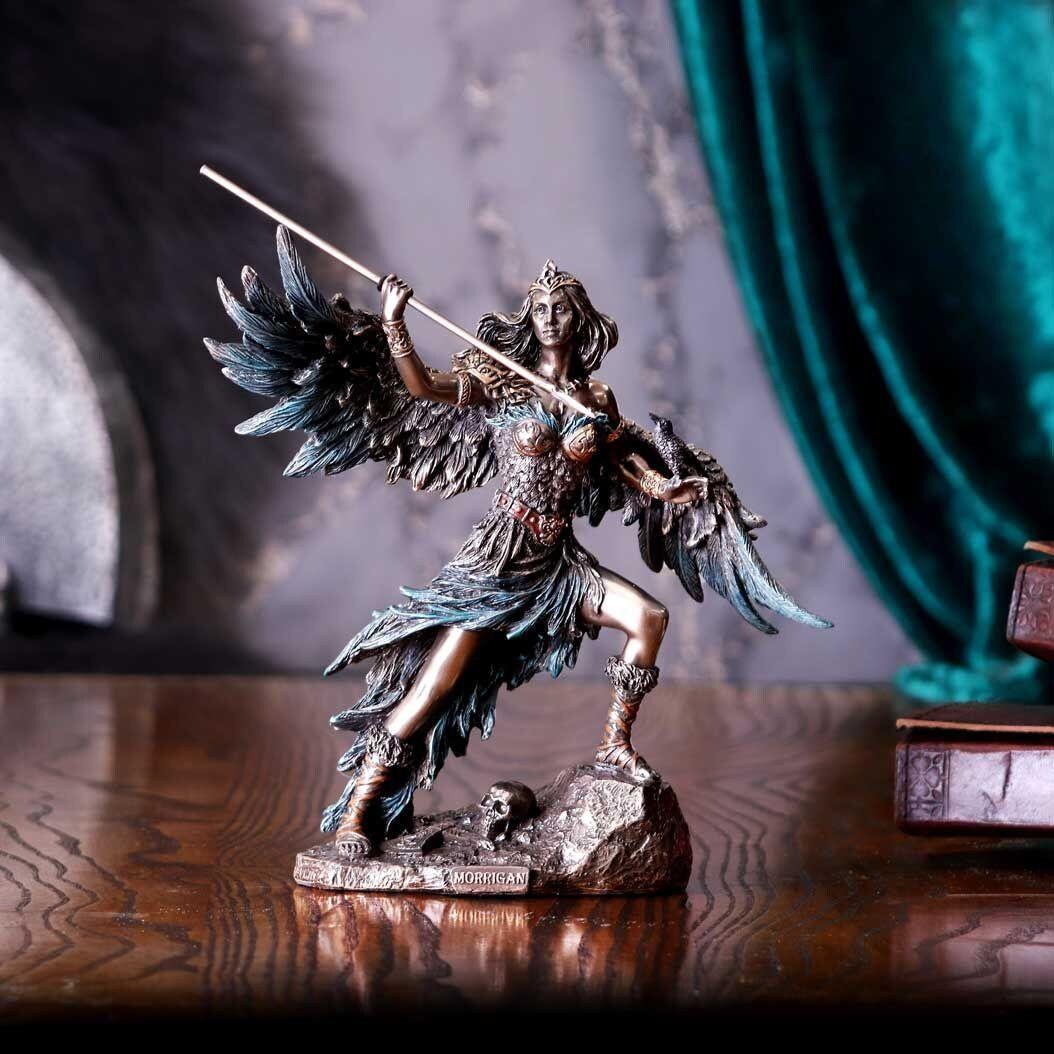 Morrigan celtic queen figurine anniversary gift home decor