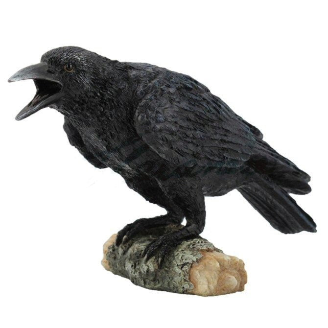 Raven Figurine 20 Cm Halloween gift home decor
