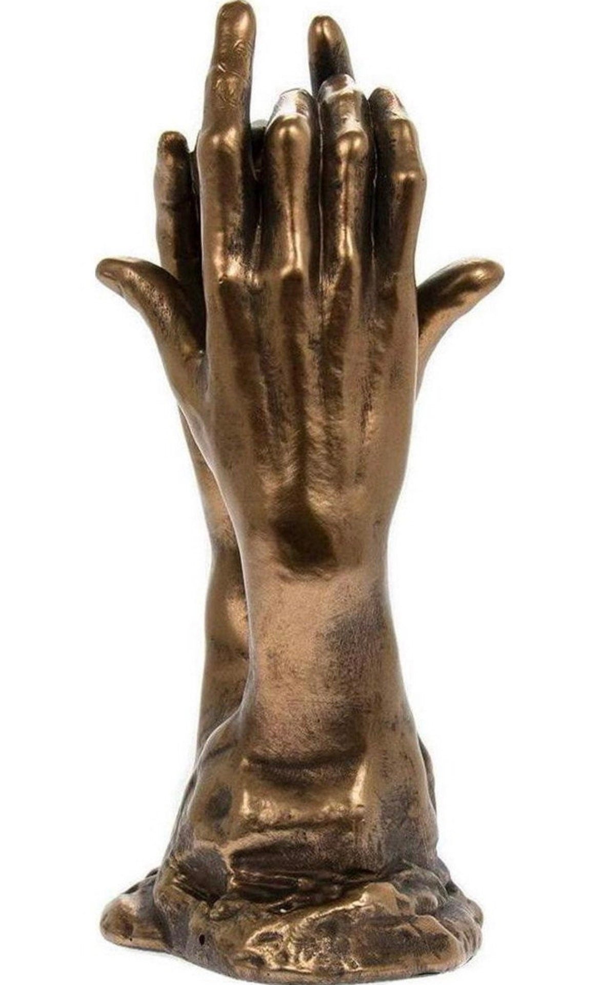 Thorne antiques and collectables le secret - bronze hands sculpture inspired by rodin