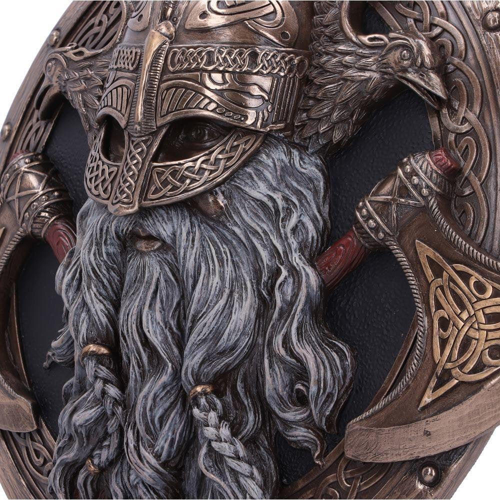 For valhalla viking bronze wall plaque anniversary gift home decor