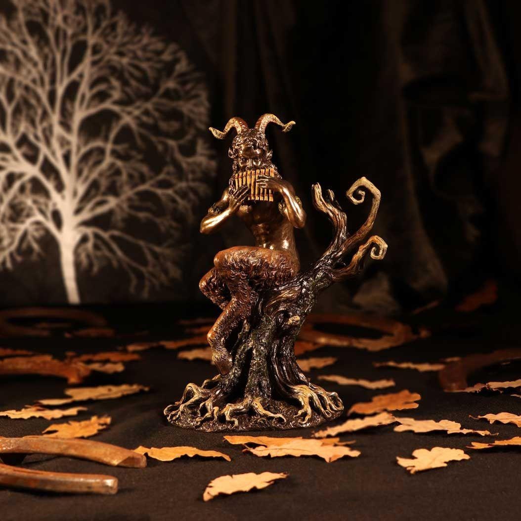 Pan bronze figurine pans melody anniversary gift home decor