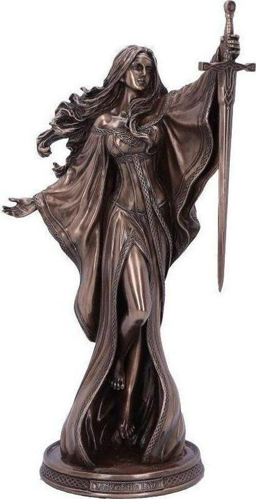 Lady of the lake bronze figurine james ryman anniversary gift home decor