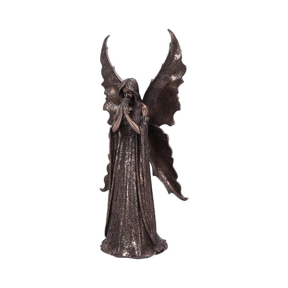 Only love remains bronze gothic angel figurine anne stokes large anniversary gift home decor
