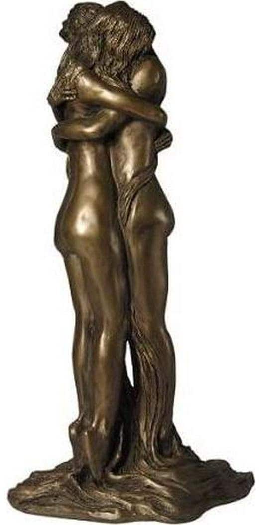 Embrace bronze art nude frith sculpture by bryan collins - ideal wedding anniversary gift